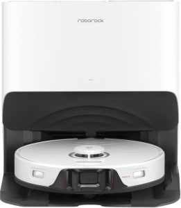 Roborock - S8 Pro Ultra-WHT Wi-Fi Connected Robot Vacuum & Mop with RockDock Ultra Dock - White