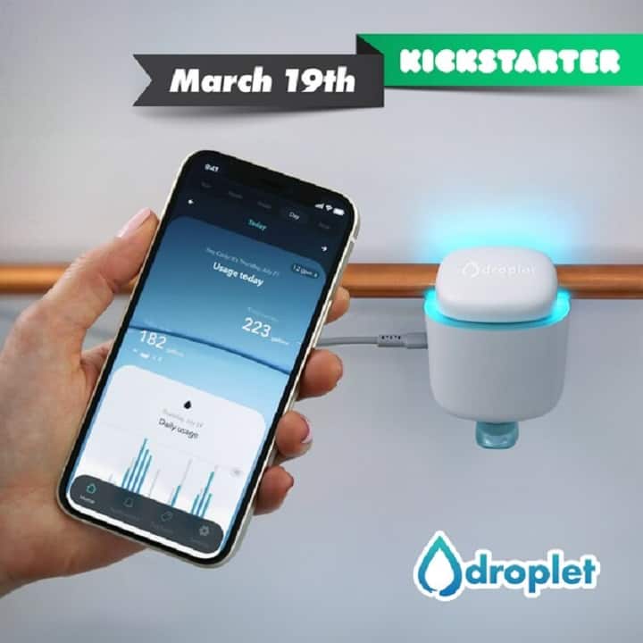 Droplet launches on Kickstarter