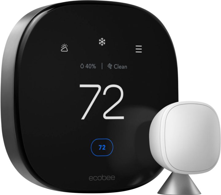 ecobee Premium Smart Programmable Touch-Screen Thermostat