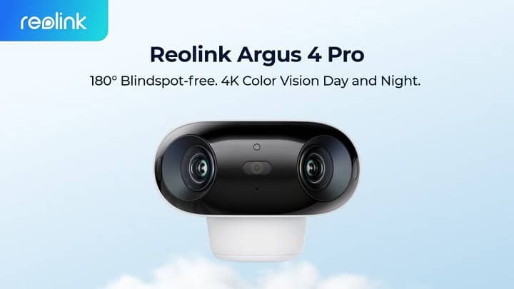 Reolink Announces Argus 4 Pro World's 1st Day & Night Color Vision Home Security Camera