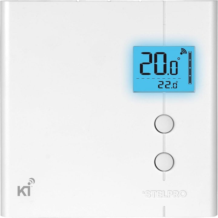 Stelpro Z-Wave Plus KI STZW402WB+ Thermostat (White) for Electric Baseboards and Convectors