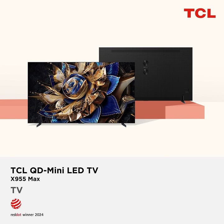 TCL QD-Mini LED TV X995 MAX wins reddot award