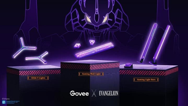 Govee's Evangelion branded smart lights.