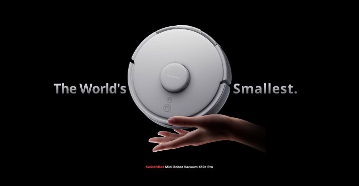 SwitchBot Mini Robot Vacuum K10+ Pro