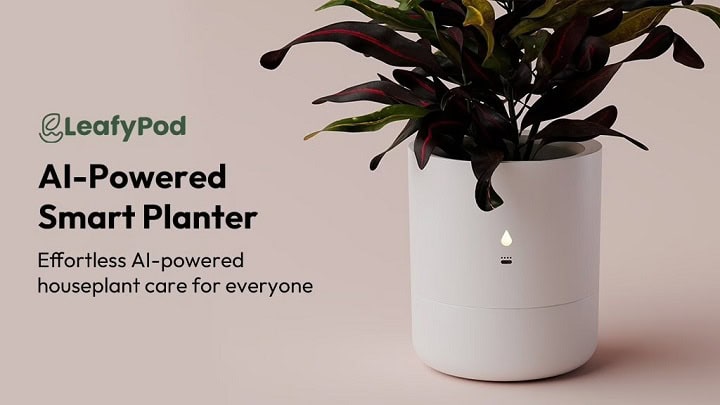 LeafyPod AI Powered Smart Planter