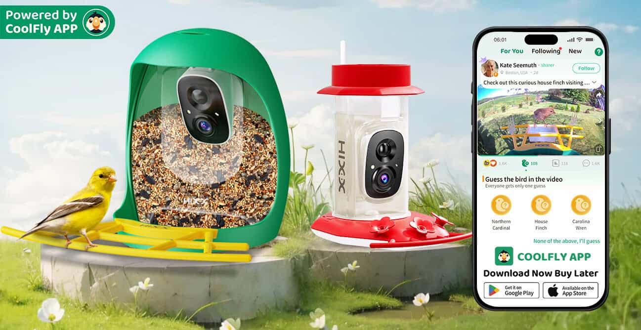 HIXXHOME smart birdfeeder with app