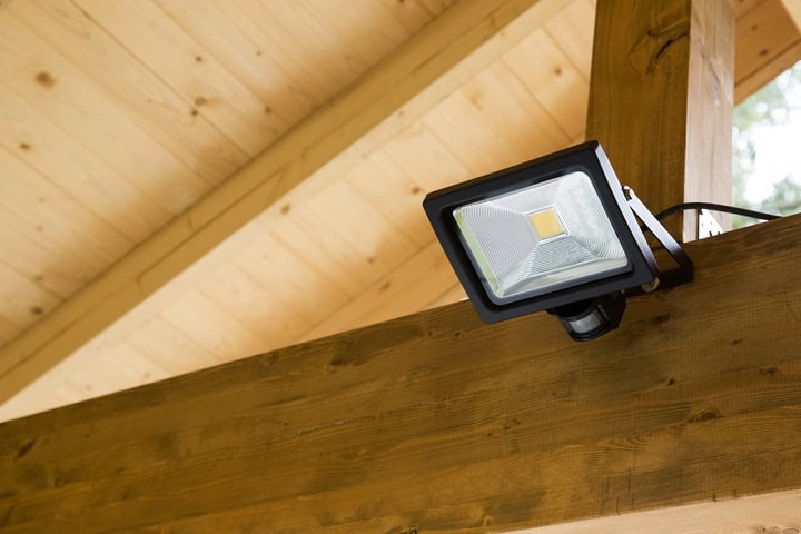 Motion sensor and light outside