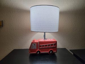 Tapo TP-Link L531E White in a fire engine lamp.