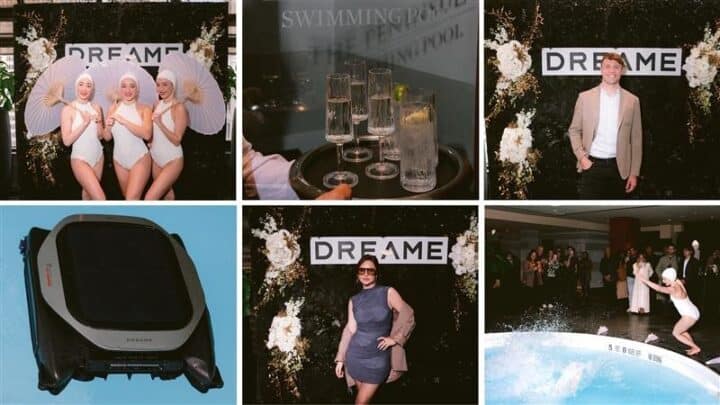 Gallery of images from Dreame's demo event in New York for their robotic pool cleaners.